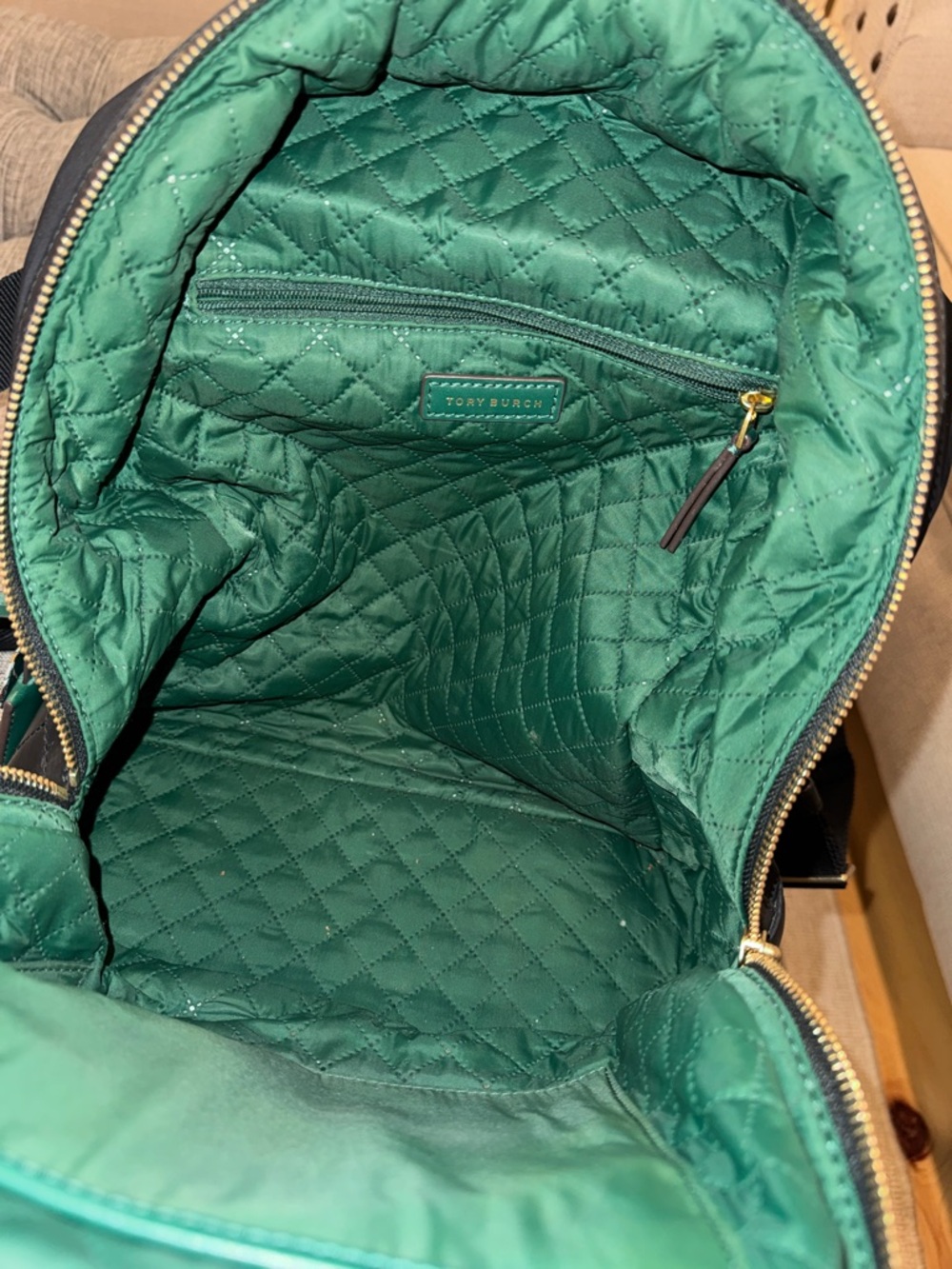 Tory Burch Bag Perry Black Nylon Backpack - Picture 11 of 17